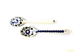 592 5Bunzlau Theelepeltje 70 Flower Tendril  Theelepeltjes